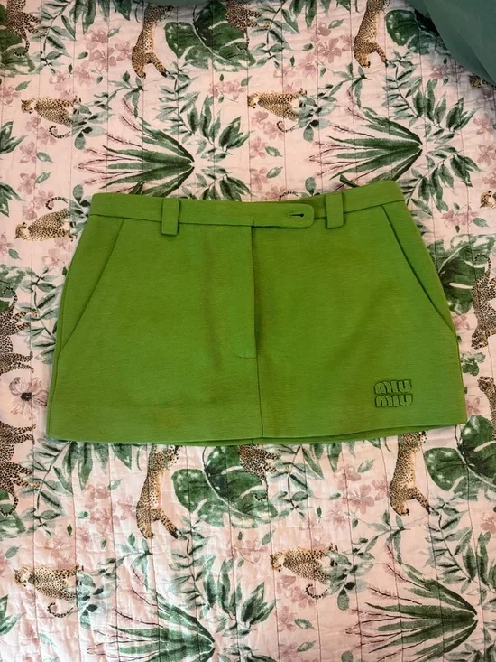 Miu Miu Mini Skirt - Picture 1 of 4